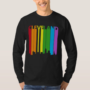 Camiseta Orgullo LGBT de Cleveland Skyline