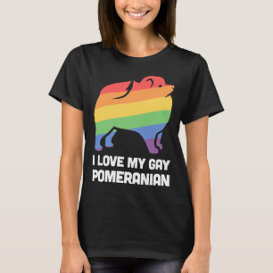 Camiseta Orgullo Lgbt De Perro Gay Funny Pomeraniano