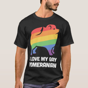 Camiseta Orgullo Lgbt De Perro Gay Funny Pomeraniano