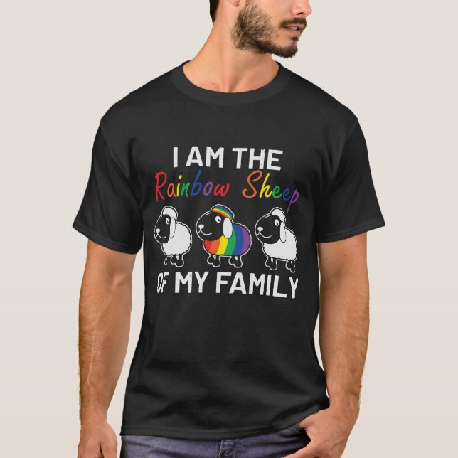 Camiseta Orgullo LGBT Divertido arcoiris diciendo moderno (Anverso)