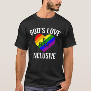 Camiseta Orgullo LGBT El amor de Dios es un arcoiris totalm