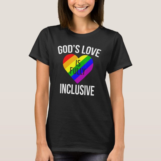 Camiseta Orgullo Lgbt El Amor Es Un Arcoiris Totalmente Inc (Anverso)
