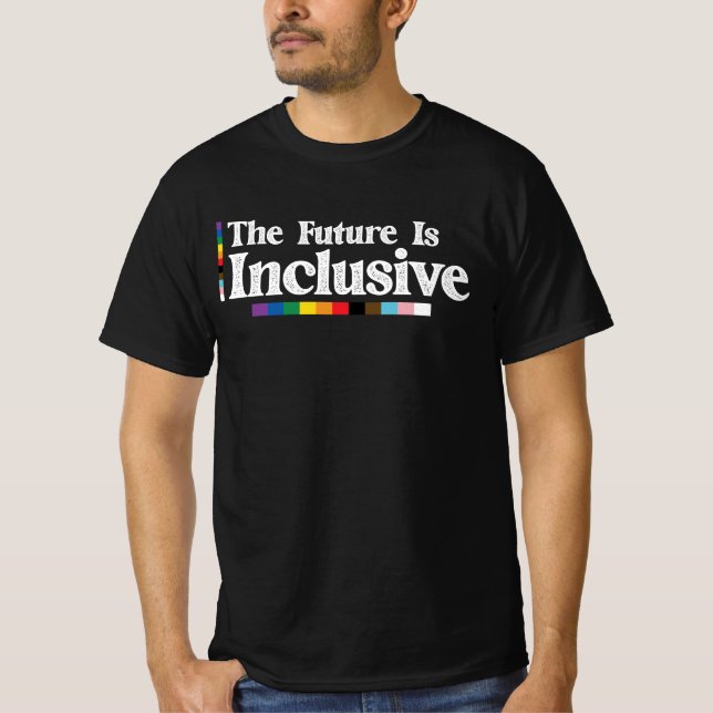 Camiseta Orgullo LGBT El futuro incluye a lesbianas gay (Anverso)