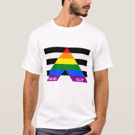 Camiseta Orgullo LGBT: el orgulloso aliado del arco iris