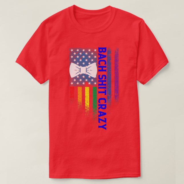 Camiseta Orgullo Lgbt Fiesta de Despedida de Soltero Gay 13 (Diseño del anverso)