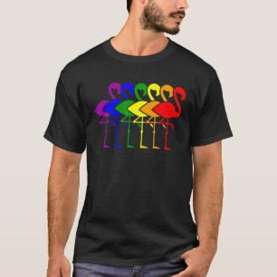 Camiseta Orgullo LGBT Flamingo Rosa Apoyo lesbiana gay Igua