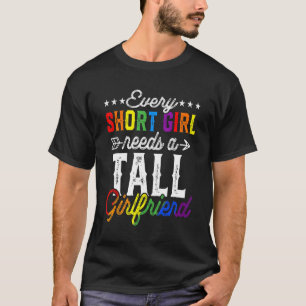 Camiseta Orgullo Lgbt Lesbiana Todos Los Chicas Cortos Nece