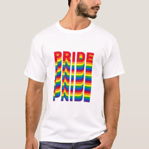 Camiseta Orgullo lgbt lgbtq arcoíris gay colores retro fres