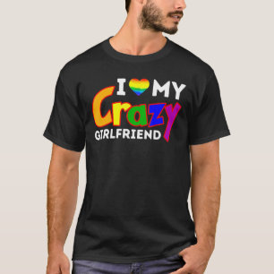 Camiseta Orgullo Lgbt Me Encanta Mi Loca Novia Cena De Arco