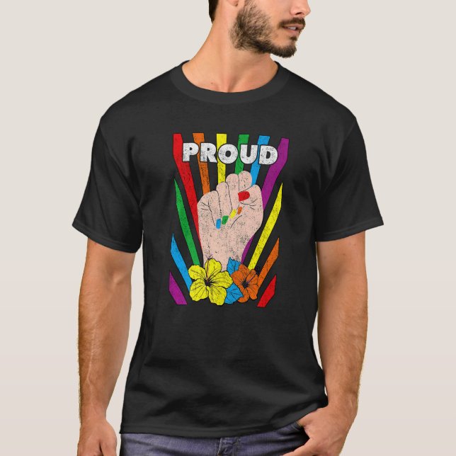 Camiseta Orgullo lgbt Orgullo Gay Bisexuales Mujeres (Anverso)