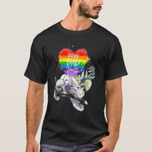Camiseta Orgullo Lgbt Papi Lechuza Padre Libre Arcoiris Abr