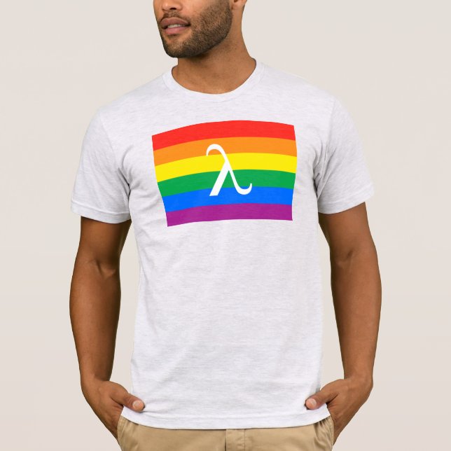 Camiseta Orgullo LGBT y activismo lambda (Anverso)