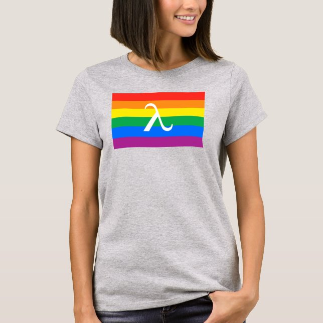 Camiseta Orgullo LGBT y activismo lambda (Anverso)