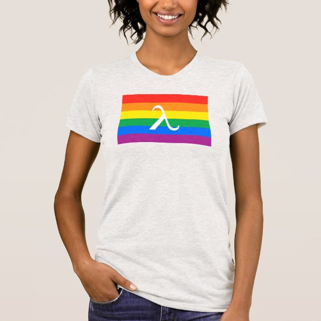 Camiseta Orgullo LGBT y activismo lambda (Anverso)
