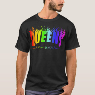 Camiseta Orgullo LGBTQ de Queens Flaming Parodia Trasher Ma
