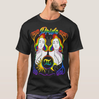 Camiseta Orgullo LGBTQ de Zodiac Gemini