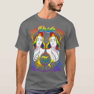 Camiseta Orgullo LGBTQ de Zodiac Gemini