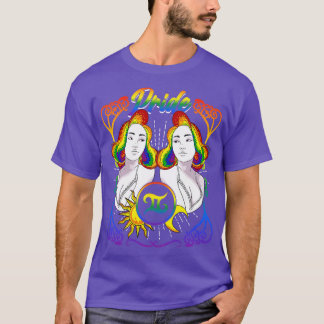 Camiseta Orgullo LGBTQ de Zodiac Gemini