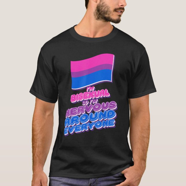 Camiseta Orgullo LGBTQ Gay Lesbiano Bisexual Bandera (Anverso)