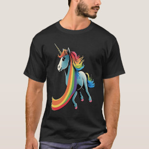 Camiseta Orgullo LGBTQ unicornio Caballo arco iris