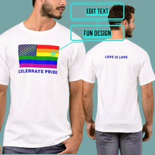 Camiseta Orgullo LGBTQIA USA