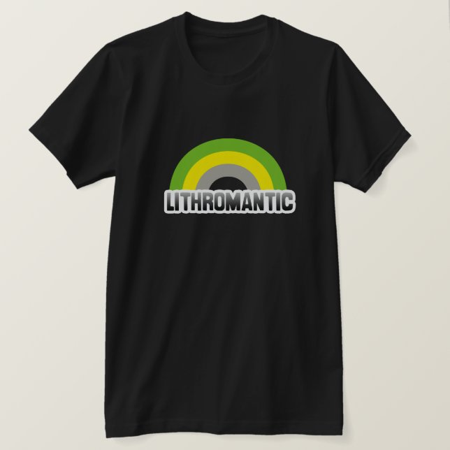 Camiseta Orgullo litromántico (Anverso del diseño)