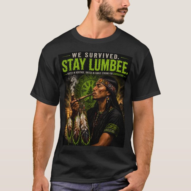 Camiseta Orgullo Lumbee: Nuestra Legado Sigue #2 (Anverso)