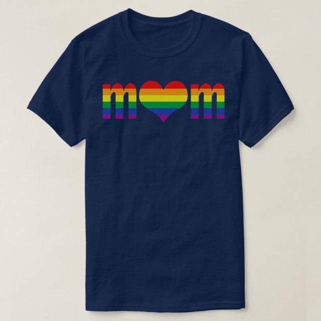 Camiseta Orgullo Mamá Corazón (Diseño del anverso)