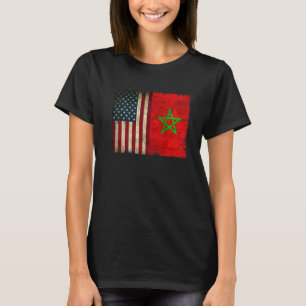 Camiseta Orgullo Marruecos raíces marroquíes norteamericano
