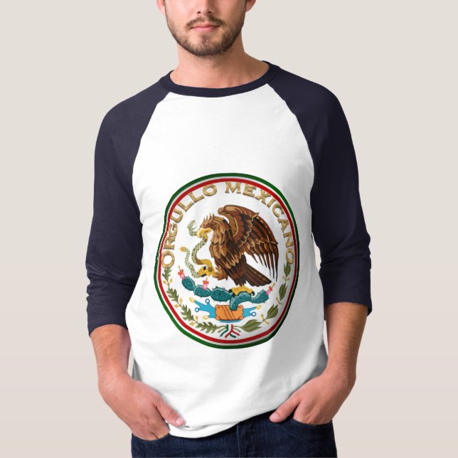 Camiseta Orgullo Mexicano (Águila de la bandera mexicana) (Anverso)