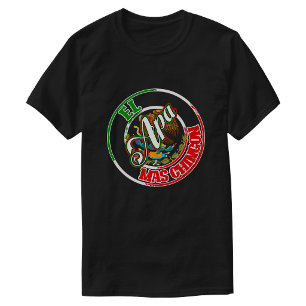 Camiseta Orgullo Mexicano El Apa Papa Mas Chingon