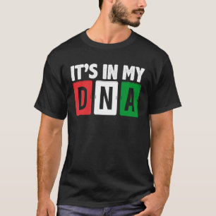 Camiseta Orgullo mexicano es en mi ADN amo a México lindo