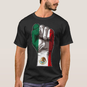Camiseta Orgullo Mexicano - Pabellón De México Elevado - En