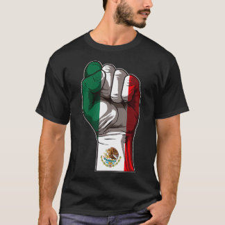 Camiseta Orgullo Mexicano - Pabellón De México Elevado - En