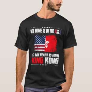 Camiseta Orgullo: Mi Casa Está En EEUU, Pero Mi Corazón Es
