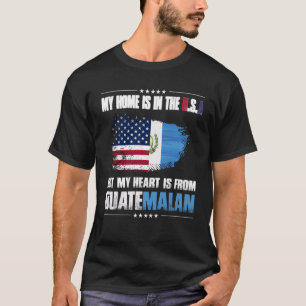 Camiseta Orgullo Mi Hogar Está En Los Estados Unidos Pero M