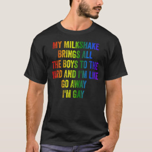 Camiseta Orgullo: Mi Milkshake Trae A Todos Los Niños Al Ja