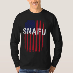 Camiseta Orgullo militar SNAFU Slang Funny Tshirt Situación