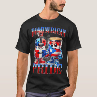 Camiseta Orgullo Música Unidad Bandera Desi Dominicana Puer