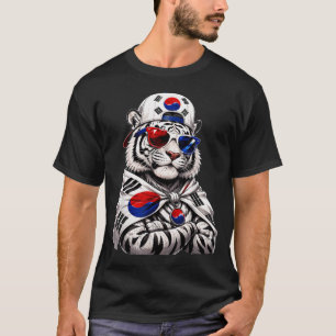 Camiseta Orgullo Nacional de Corea del Sur Tigre