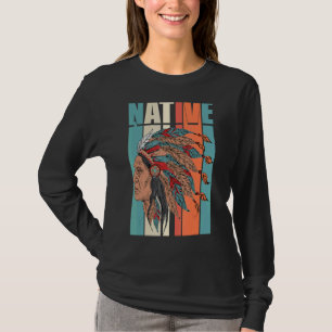 Camiseta Orgullo nativo americano vintage nativo indio
