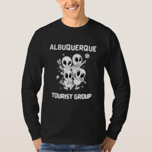 Camiseta Orgullo nativo de Albuquerque Alien curioso turist