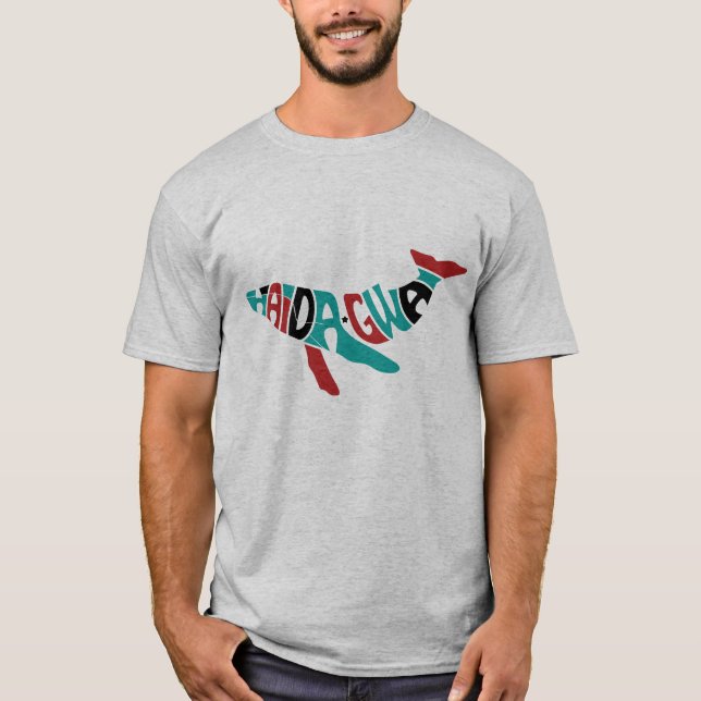 Camiseta Orgullo Nativo Haida de ballena significa ideas de (Anverso)