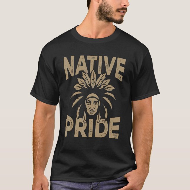 Camiseta Orgullo nativo Padres fundadores nativos indios (Anverso)