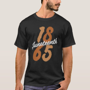 Camiseta Orgullo negro 1865 African American Freedom Junete