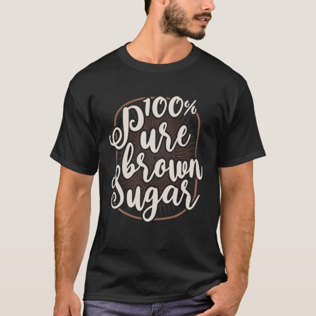 Camiseta Orgullo negro azabache puro al 100% (Anverso)