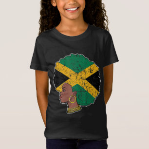 Camiseta Orgullo negro Bandera jamaiquina Jamaica Historia 