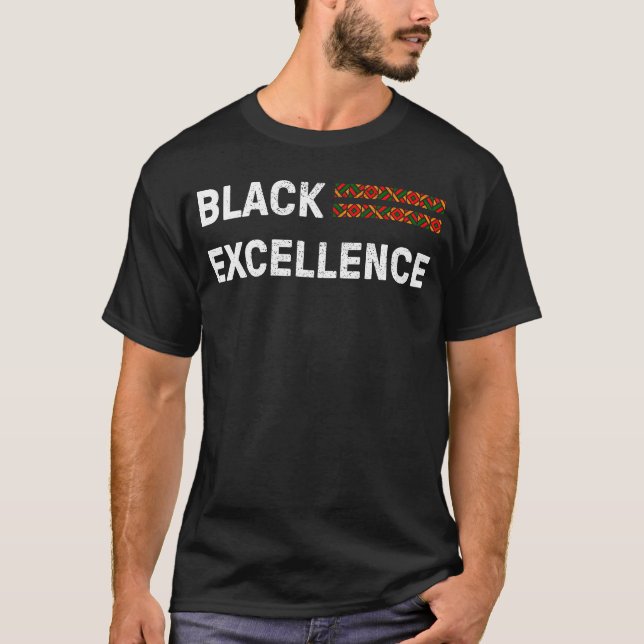 Camiseta Orgullo negro de excelencia (Anverso)
