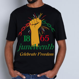 Camiseta Orgullo negro libertad Juneteenth