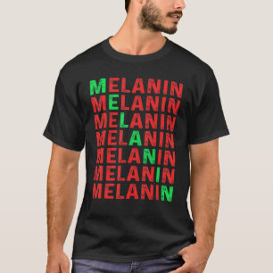 Camiseta Orgullo negro Melanin Afro Queens Reyes